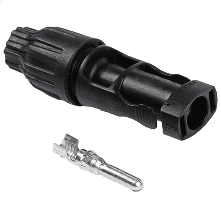 Morek saules konektors, negatīvais, 4/6 mm²