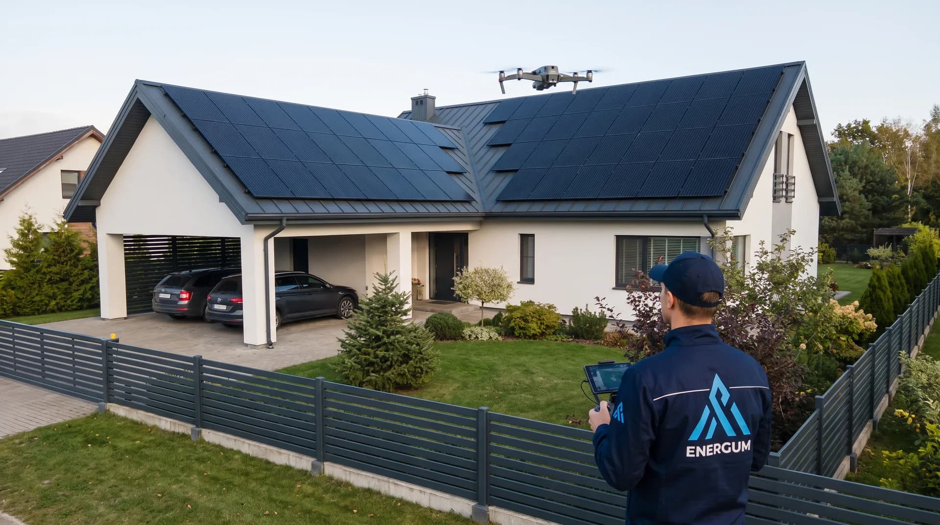 Saules paneļu inspekcija ar dronu