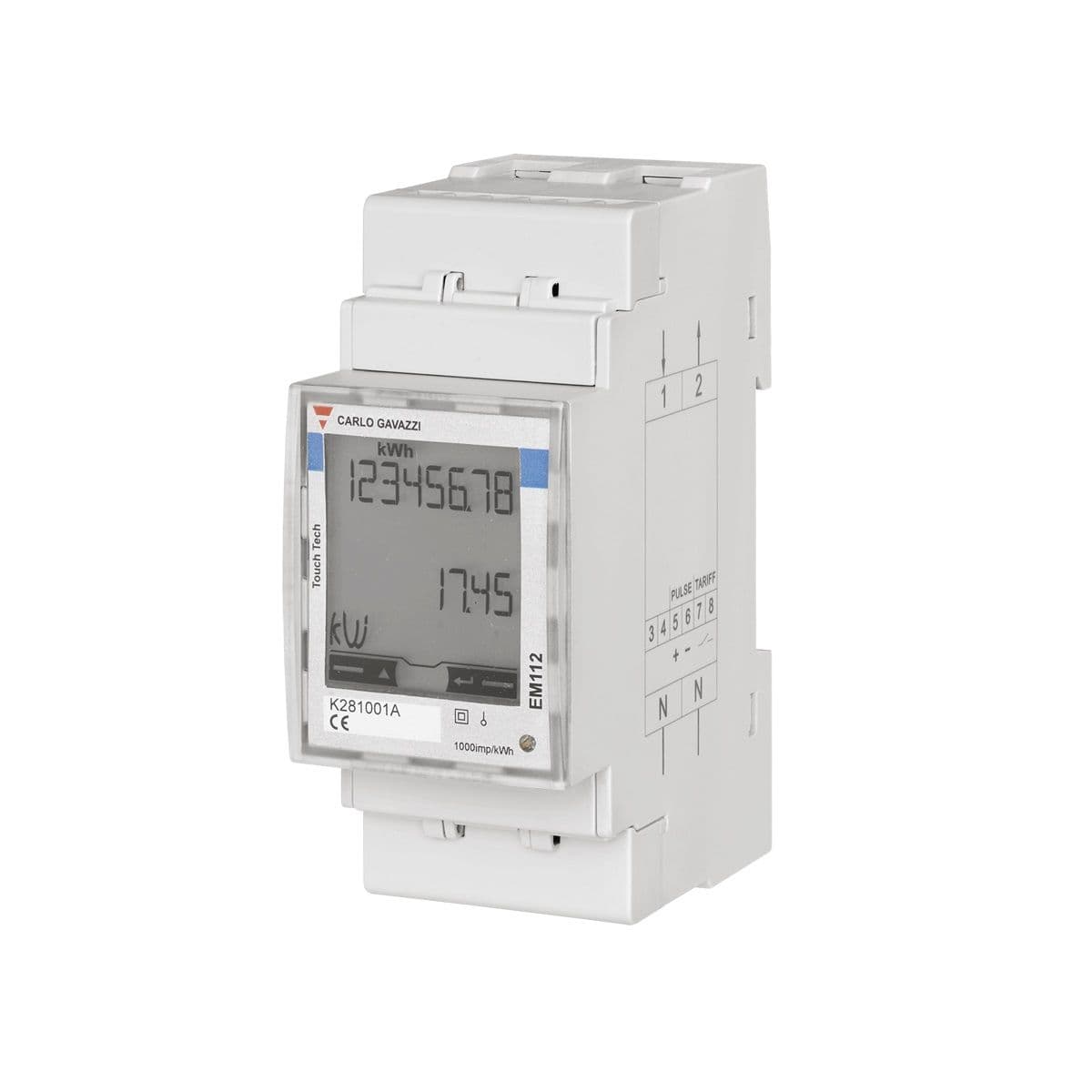 Carlo Gavazzi enerģijas analizators EM112, vienfāzes, MID