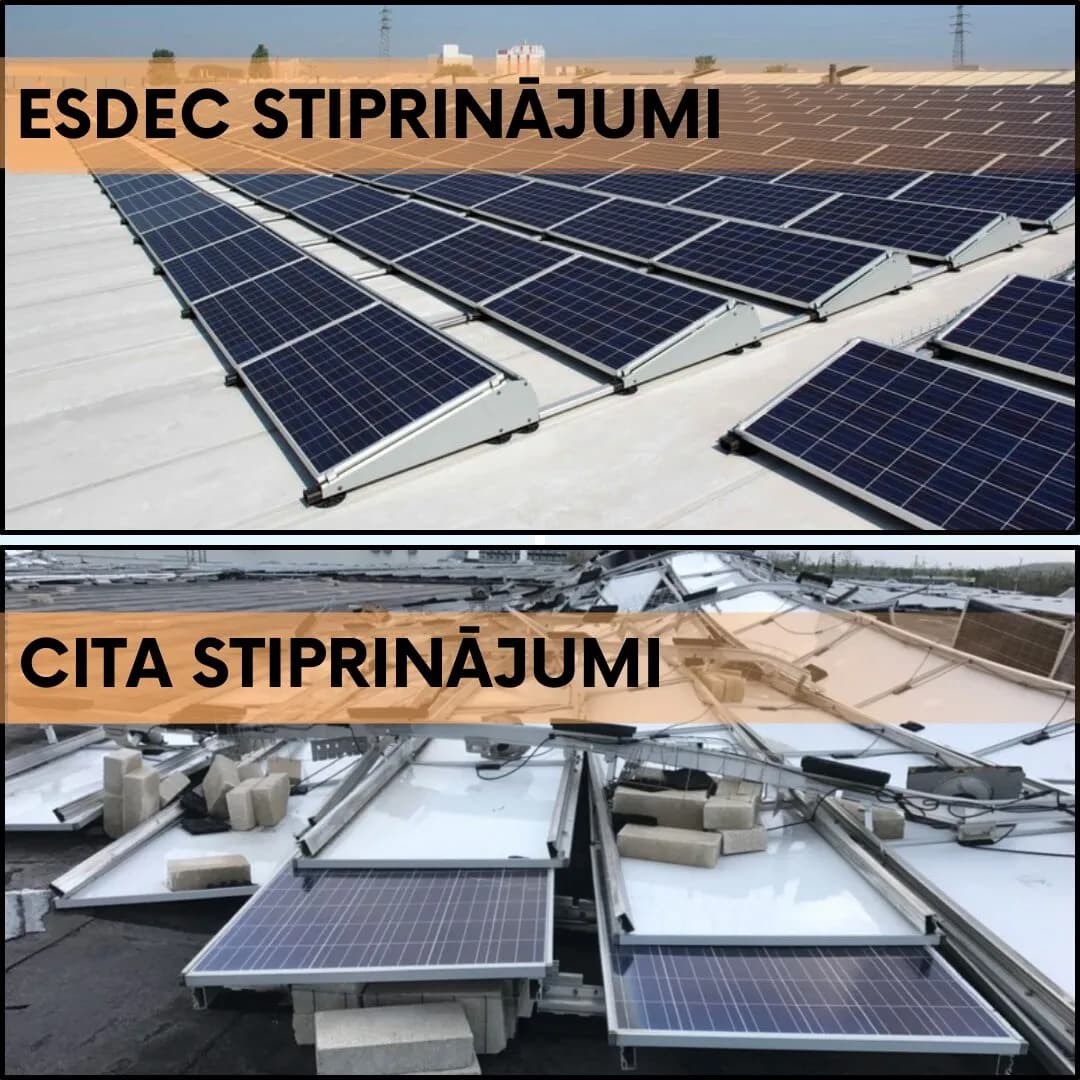 Moduļu konstrukcija ļauj sistēmu salikt ātri un tīri